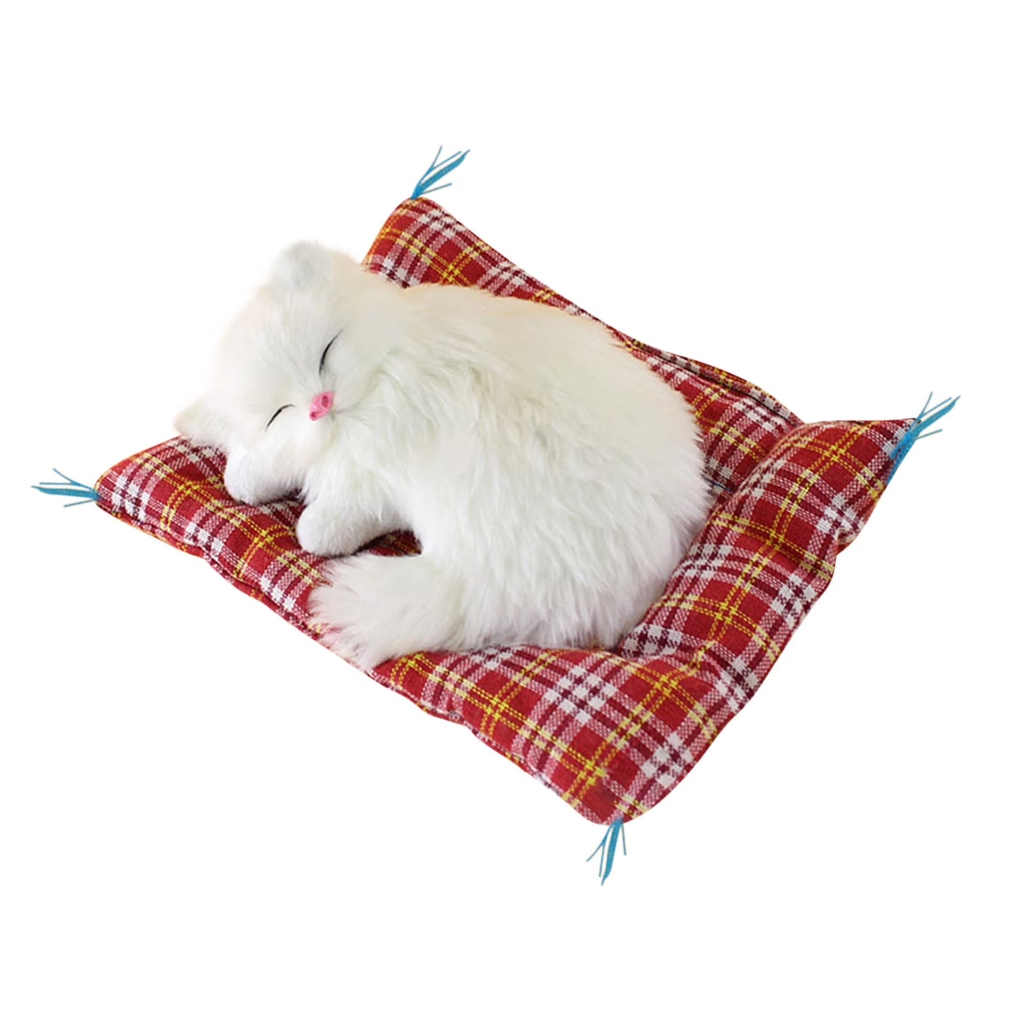 Lovely Simulation Animal Doll Plush Cat Toy with Sound Kids Toy Decorations Stuffed Toys 6.7 Inches