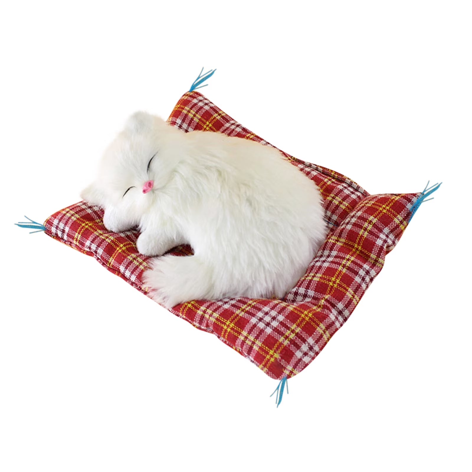 Lovely Simulation Animal Doll Plush Cat Toy with Sound Kids Toy Decorations Stuffed Toys 6.7 Inches